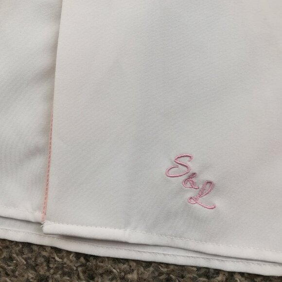 State & Liberty Shirt Performance L/S Button Up White Mens Large Athletic Fit - Picture 4 of 12